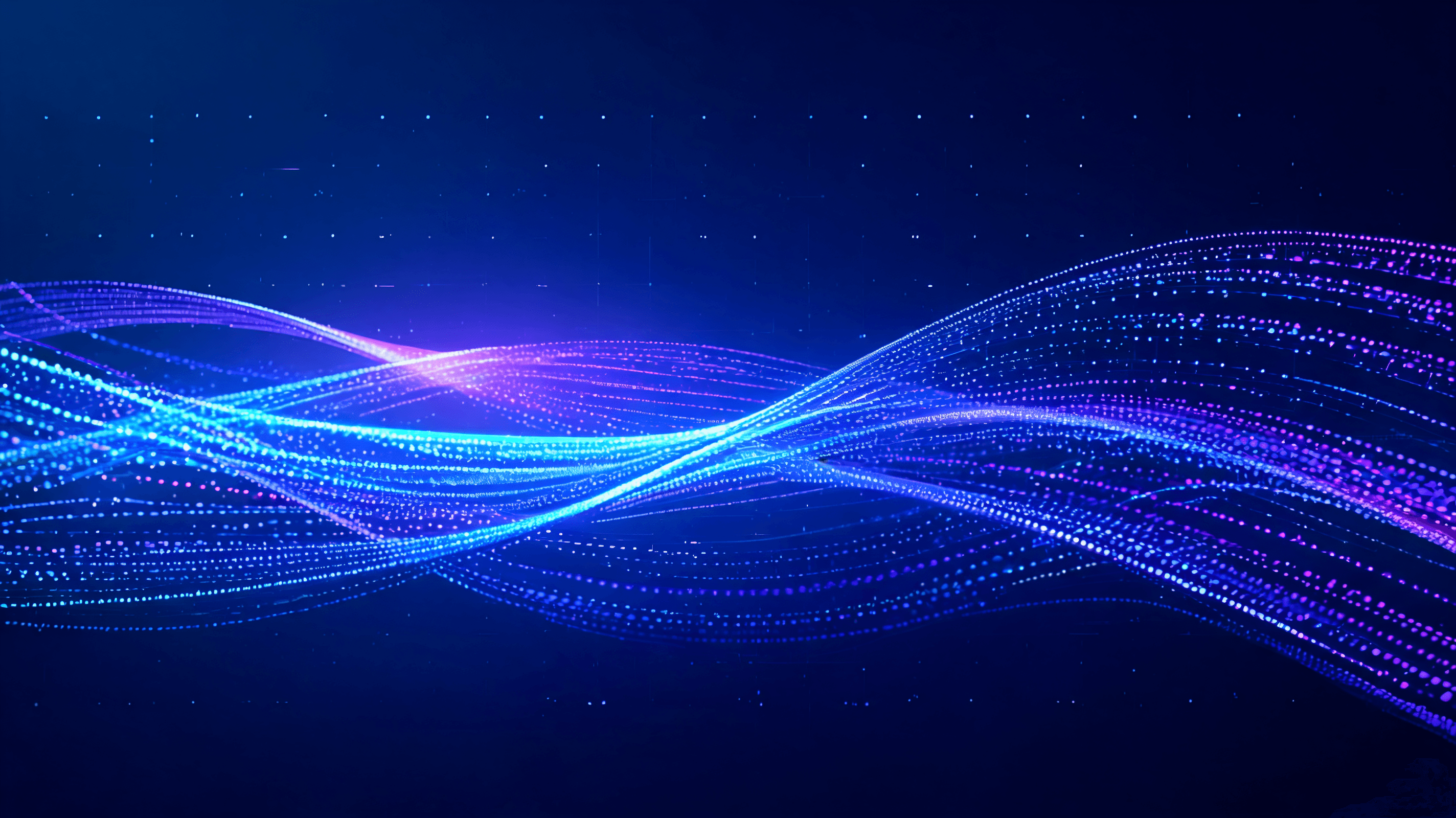 A sleek, abstract visual representing digital video streams, high-quality resolution, glowing fibers