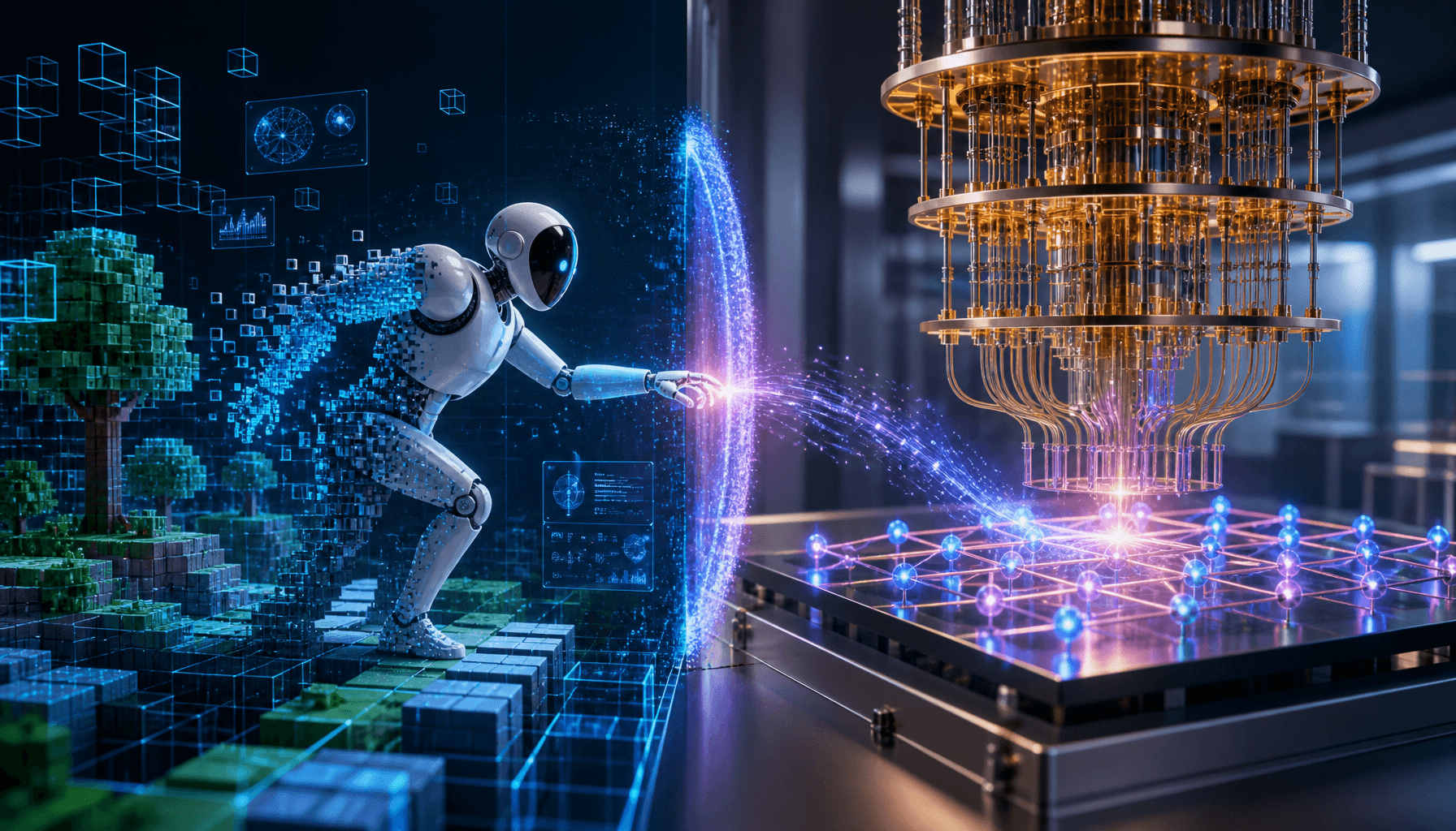 From Pixels to Physics: The Grounded Revolution in AI Agents and the Logical Leap in Quantum Computi