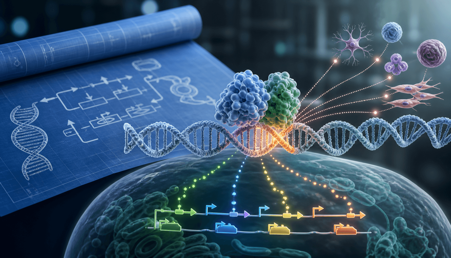 Beyond The Blueprint: Engineering Biological Systems Through Precise Regulatory Intervention. Depict