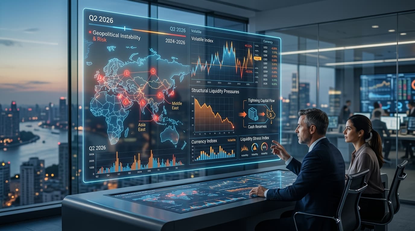 Q2 2026 Financial Risk Scan: Geopolitical Volatility and Structural Liquidity Pressures. Financial r