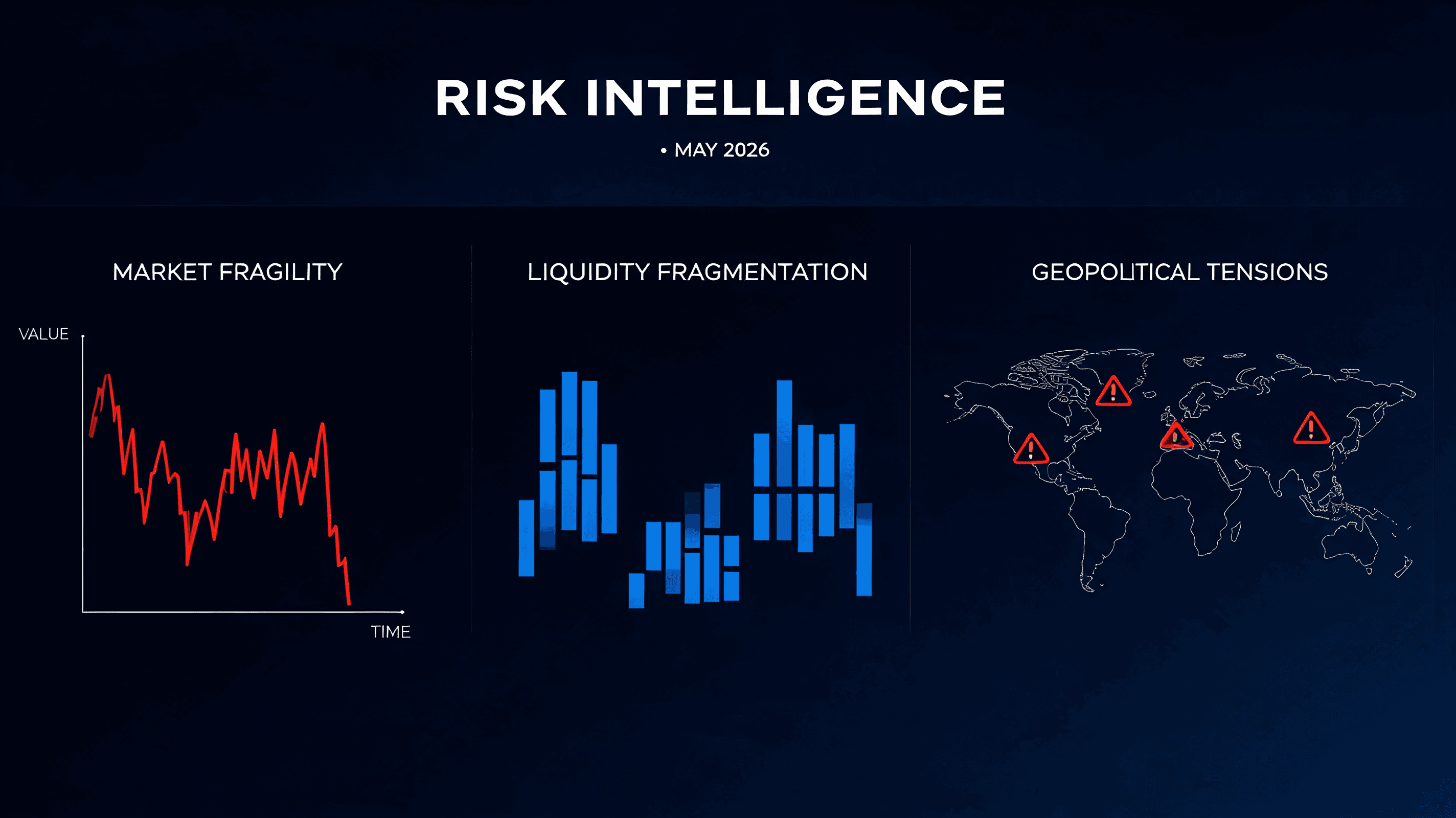 Risk Intelligence May 2026: Market Fragility Amidst Liquidity Fragmentation and Geopolitical Tension